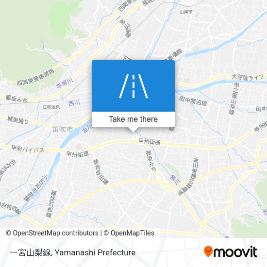 一宮山梨線 map
