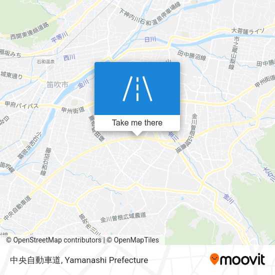 中央自動車道 map