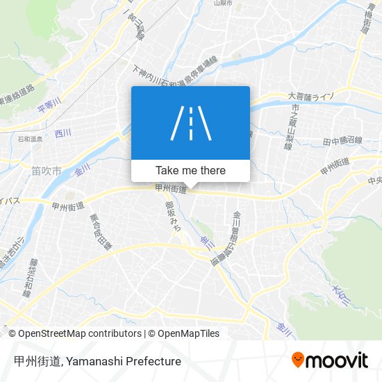 甲州街道 map