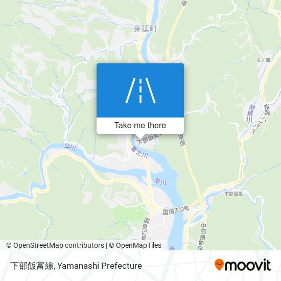 下部飯富線 map