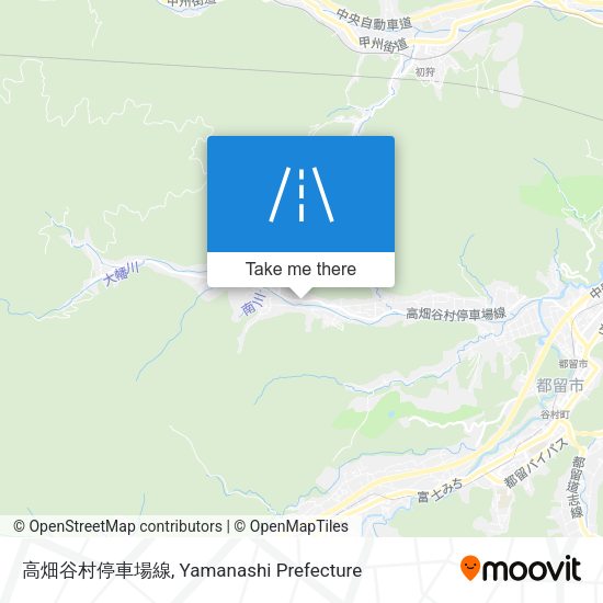 高畑谷村停車場線 map