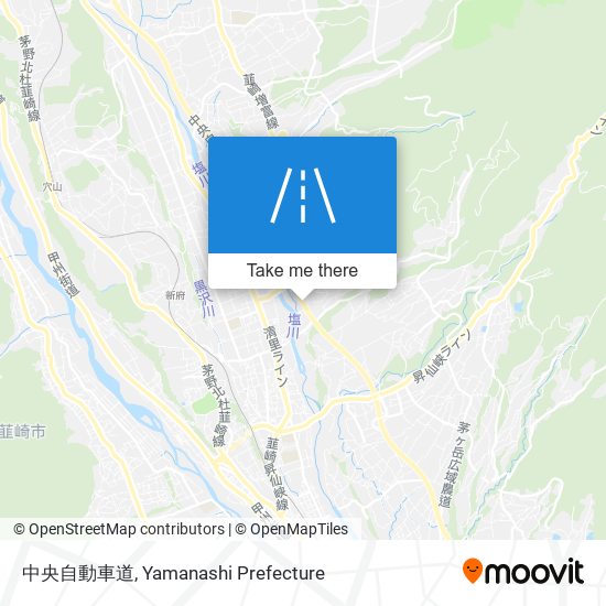 中央自動車道 map