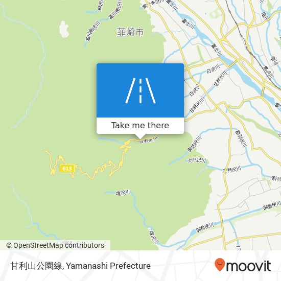甘利山公園線 map