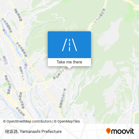 穂坂路 map