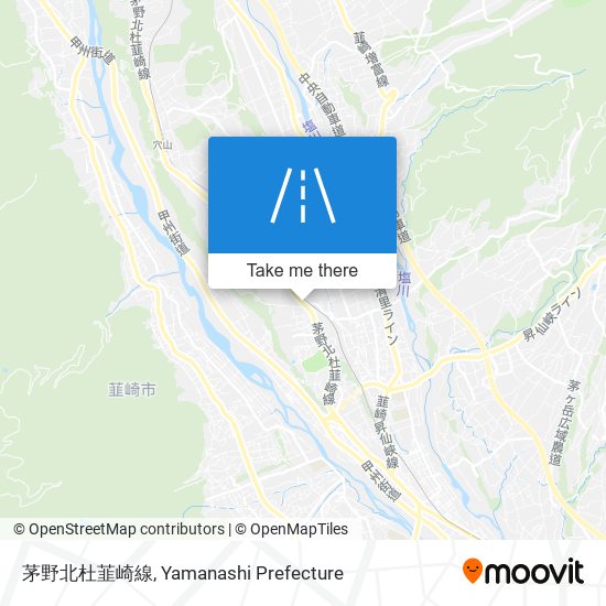 茅野北杜韮崎線 map