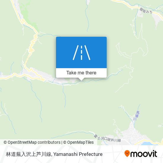 林道蕪入沢上芦川線 map