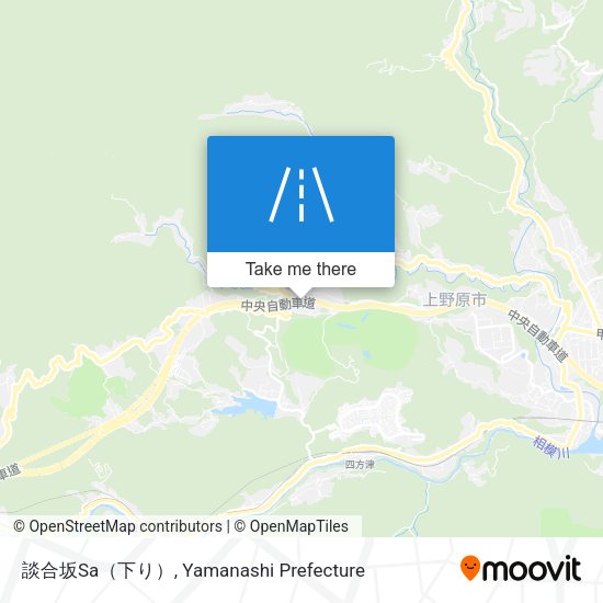 談合坂Sa（下り） map