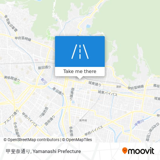 甲斐奈通り map