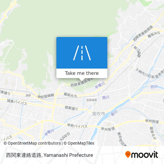 西関東連絡道路 map