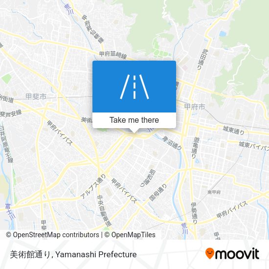 美術館通り map