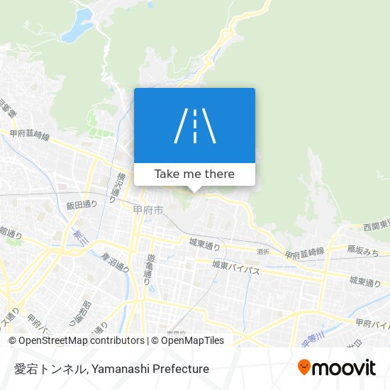 愛宕トンネル map