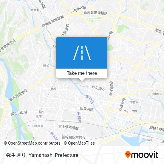 弥生通り map