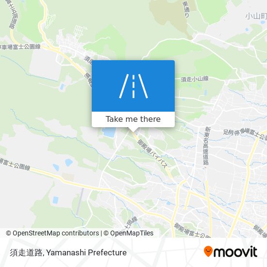 須走道路 map