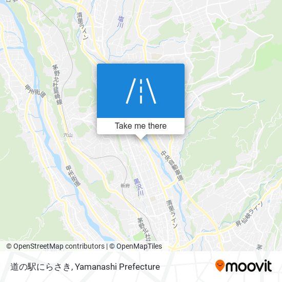 道の駅にらさき map