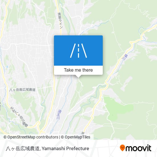 八ヶ岳広域農道 map