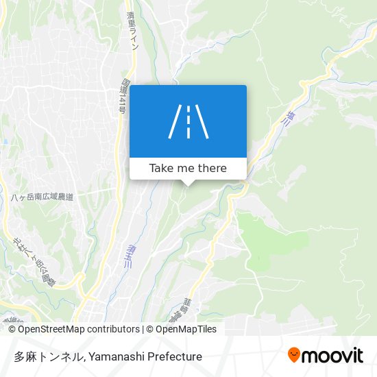 多麻トンネル map