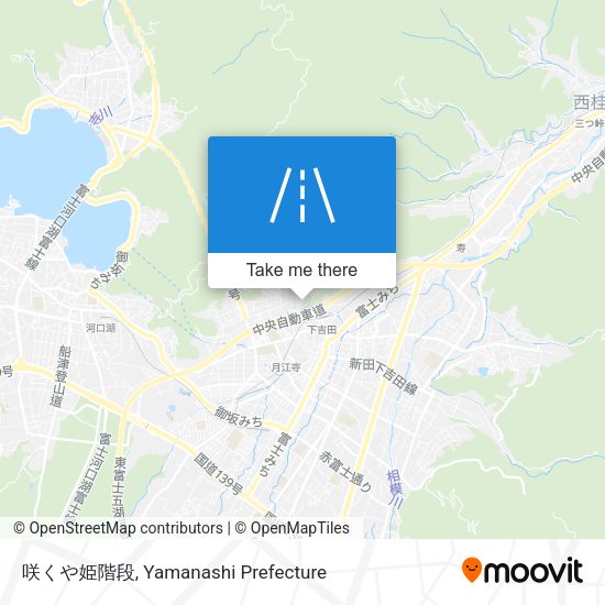 咲くや姫階段 map