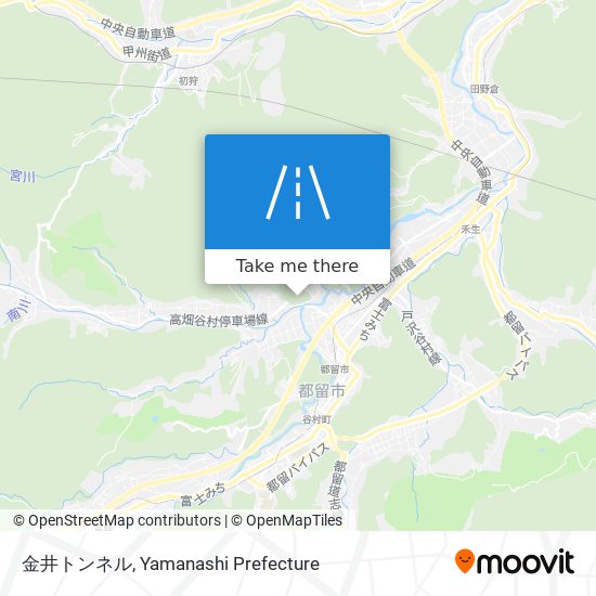金井トンネル map