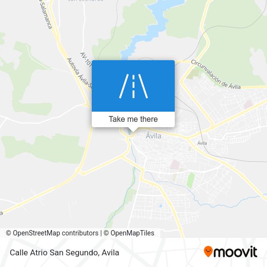 Calle Atrio San Segundo map
