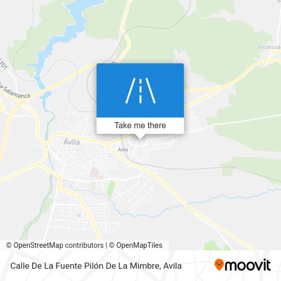Calle De La Fuente Pilón De La Mimbre map