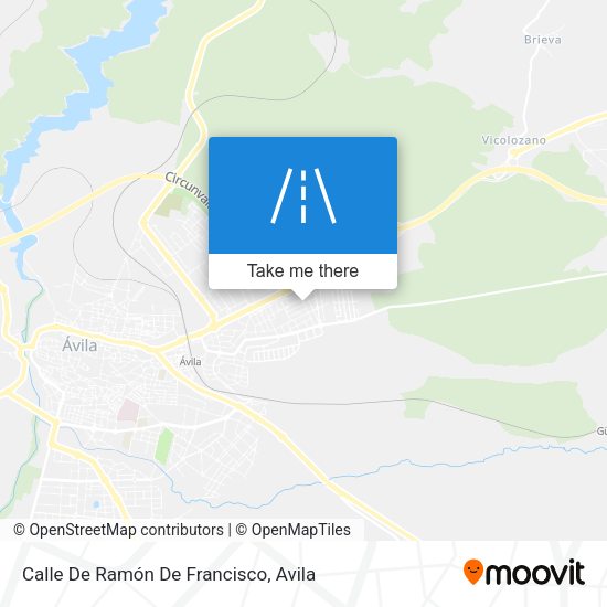 Calle De Ramón De Francisco map
