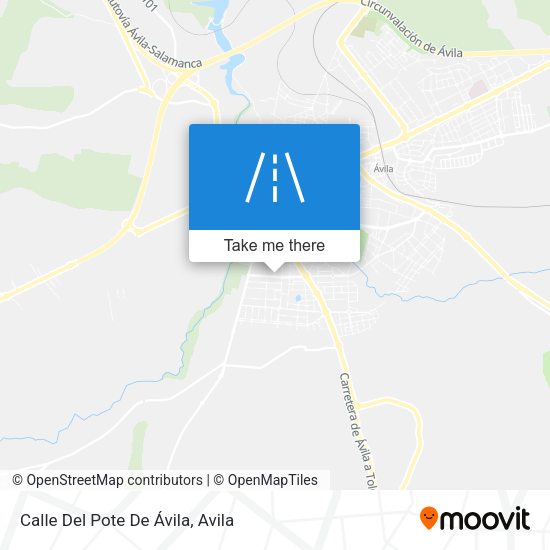 Calle Del Pote De Ávila map