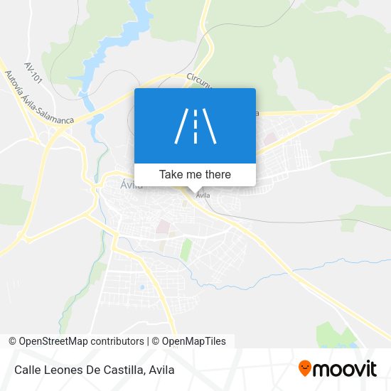 Calle Leones De Castilla map
