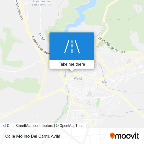 Calle Molino Del Carril map