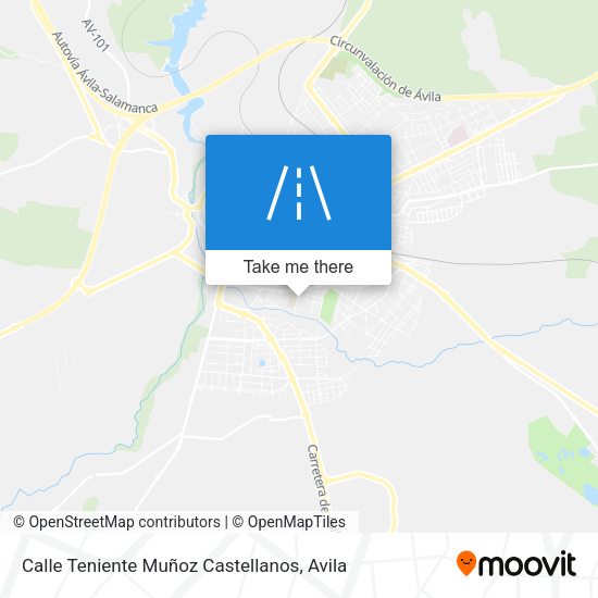Calle Teniente Muñoz Castellanos map