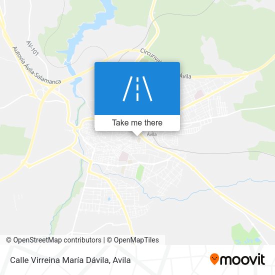 Calle Virreina María Dávila map