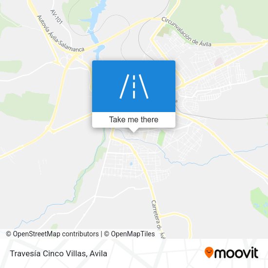 Travesía Cinco Villas map