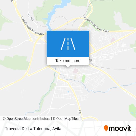 Travesía De La Toledana map