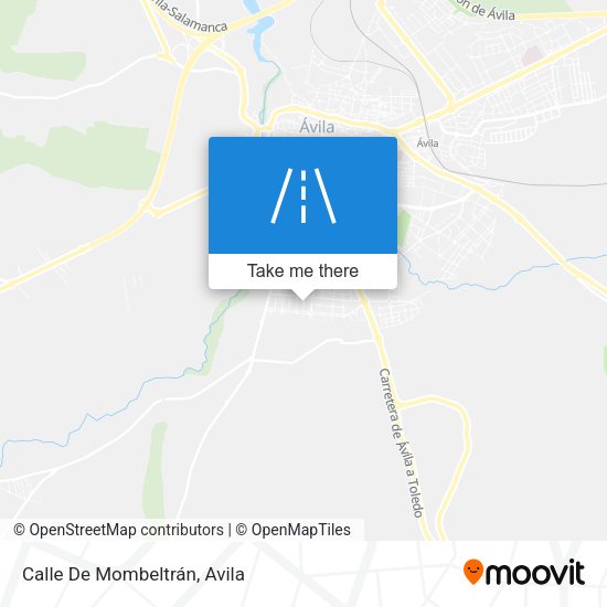 Calle De Mombeltrán map