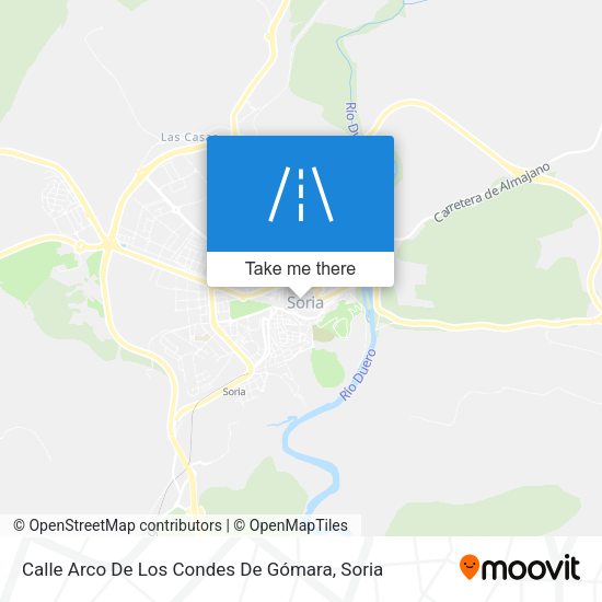Calle Arco De Los Condes De Gómara map