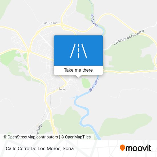Calle Cerro De Los Moros map