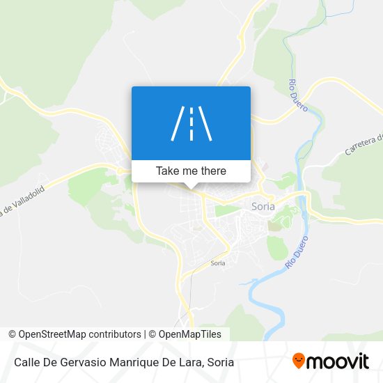 Calle De Gervasio Manrique De Lara map