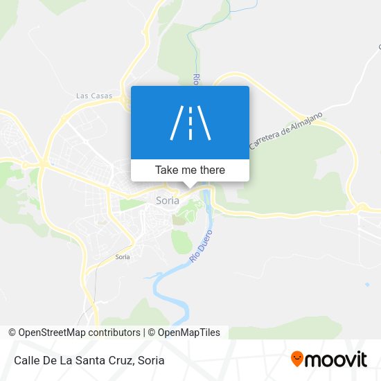 Calle De La Santa Cruz map
