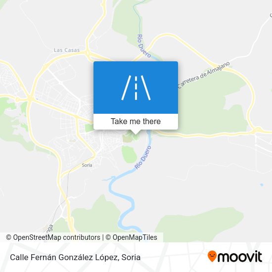 Calle Fernán González López map