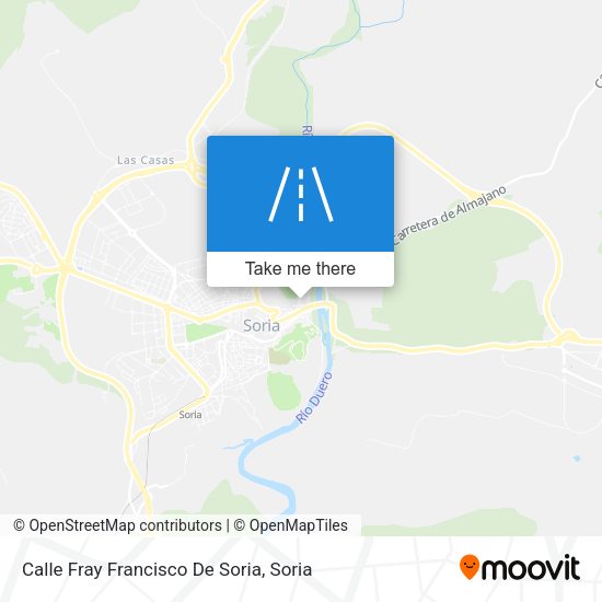 Calle Fray Francisco De Soria map