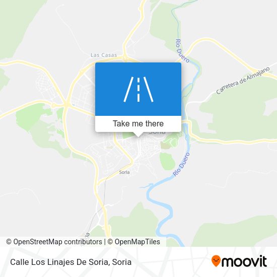 Calle Los Linajes De Soria map