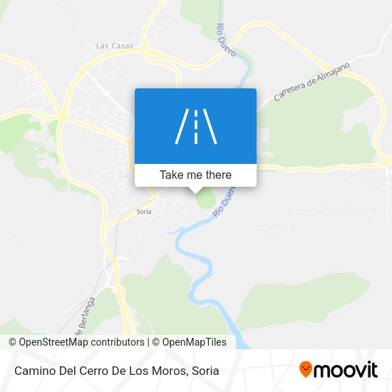 Camino Del Cerro De Los Moros map