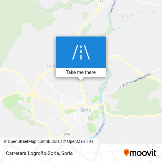 Carretera Logroño-Soria map