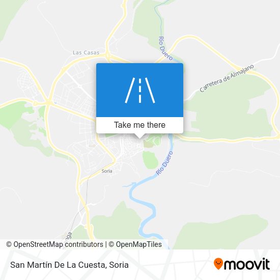 San Martín De La Cuesta map