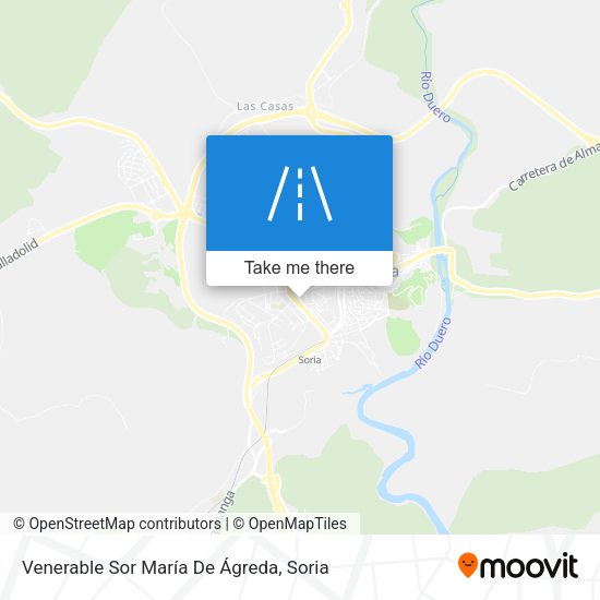 Venerable Sor María De Ágreda map