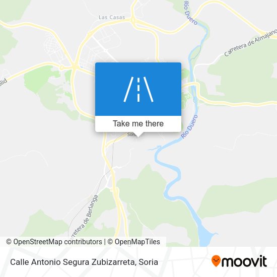 Calle Antonio Segura Zubizarreta map