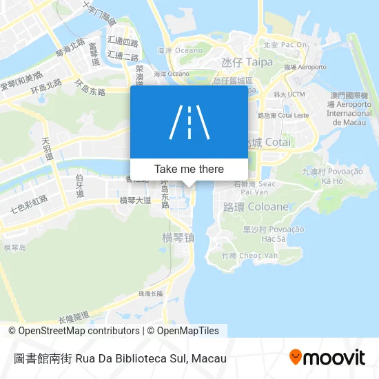 圖書館南街 Rua Da Biblioteca Sul地圖