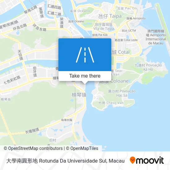大學南圓形地 Rotunda Da Universidade Sul map