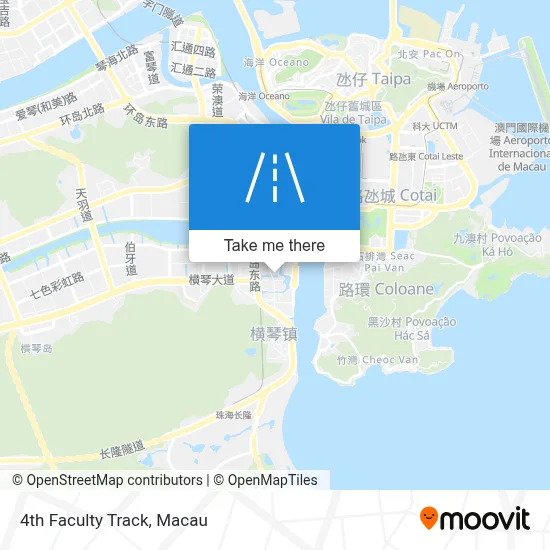 學院四徑 4ª Pista Da Faculdade map