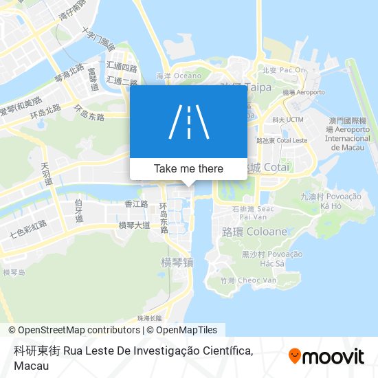 科研東街 Rua Leste De Investigação Científica map