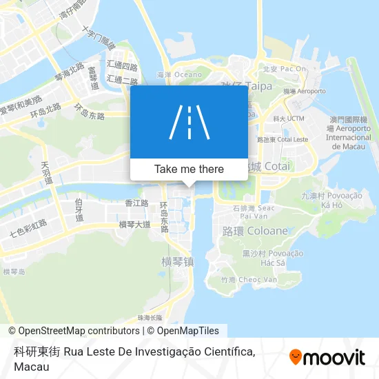 科研東街 Rua Leste De Investigação Científica map